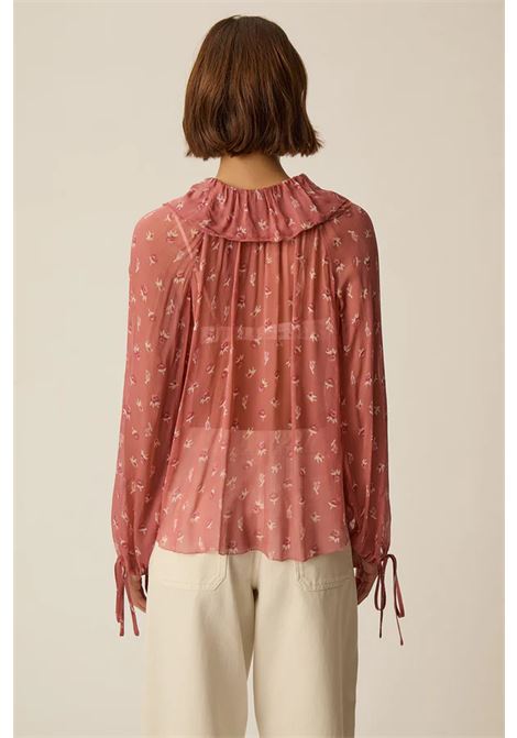 Blusa Des Petits Hauts Velinda Flora in mousseline di viscosa Des Petits Hauts | Bluse | 1E260487FLORA